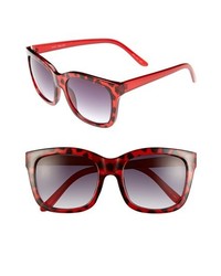 Outlook Eyewear Date 55mm Sunglasses Black Red One Size
