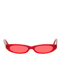 Roberi and Fraud Red Frances Sunglasses