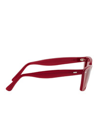 Acne Studios Red Ingridh Cat Eye Sunglasses