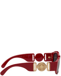 Versace Red Medusa Biggie Sunglasses