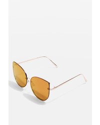Topshop Rimless Kitty Sunglasses