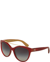 Dolce & Gabbana Universal Fit Brow Bar Sunglasses