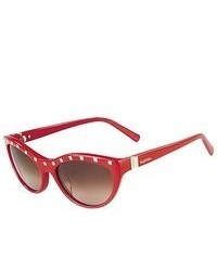 Valentino Sunglasses V641s 613 Red 54mm