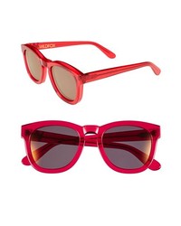 Wildfox Classic Fox Deluxe 50mm Sunglasses Candy Red One Size