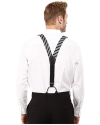 Stacy Adams Gingham Striped Button On Suspenders