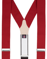 T.M.Lewin Red Suspender Braces