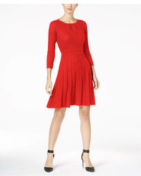 Calvin Klein Fit Flare Sweater Dress