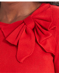 Jessica Howard Long Sleeve A Line Sweater Dress
