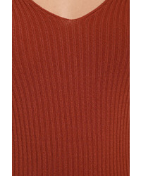 LuLu*s The One You Love Rust Red Bodycon Sweater Dress