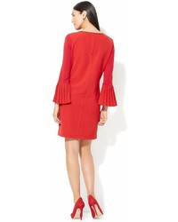 New York & Co. New York Company Pleated Sleeve Sweater Dress