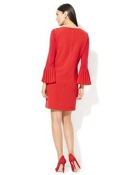 New York & Co. Pleated Sleeve Sweater Dress