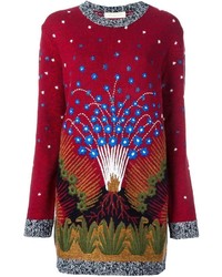 Valentino Volcano Sweater Dress