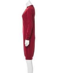 Lanvin Wool Blend Sweater Dress