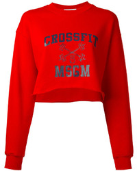 MSGM Crossfit Cropped Sweatshirt