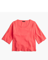 J.Crew Dramatic Sleeve Sweater In Summerweight Cotton