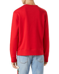 Gucci Ghost Sweatshirt Red