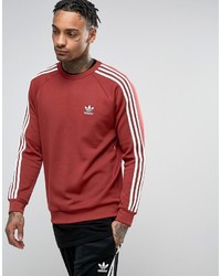 adidas Originals Sst Crew Neck Sweatshirt In Red Bq5407