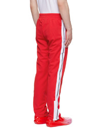 Palm Angels Red Classic Lounge Pants