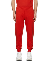 Alexander McQueen Red Jogger Lounge Pants
