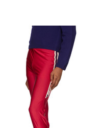 Gucci Red Logo Band Lounge Pants