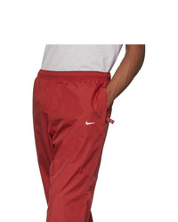Nike Red Nrg Track Pants