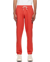 Bather Red Organic Cotton Lounge Pants
