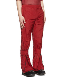 Kusikohc Red Polyester Lounge Pants