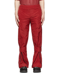 Kusikohc Red Polyester Lounge Pants