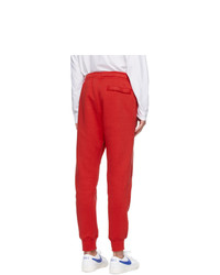 Nike Red Sportswear Club Lounge Pants