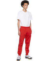 Nike Red Sportswear Club Lounge Pants