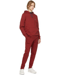 Ps By Paul Smith Red Zebra Logo Lounge Pants