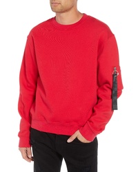 The Kooples Long Sleeve Zip Pocket Sweatshirt