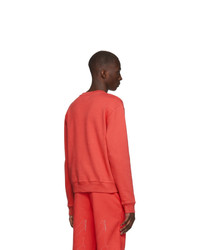 Off-White Red And Black Logo Slim Sweatshirt
