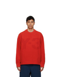 Y-3 Red Heavy Pique Classic Sweatshirt