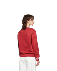 Moncler Red Logo Sweatshirt