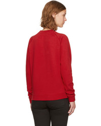 MAISON KITSUNE Red Palais Royal Sweatshirt