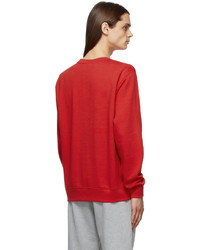 Nike Red Sportswear Club Sweatshirt