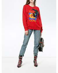 Gucci Ufo Embroidered Sweatshirt