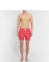 Onia Charles Mid Length Cotton Blend Swim Shorts