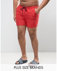 French Connection Plus Swim Shorts With Contrast Draw String And Inner