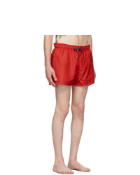 Versace Underwear Red Medusa Swim Shorts