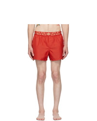 Versace Underwear Red Medusa Swim Shorts