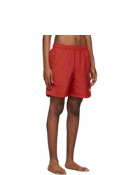 Stussy Red Stock Water Swim Shorts