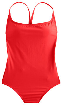 j crew red bathing suit