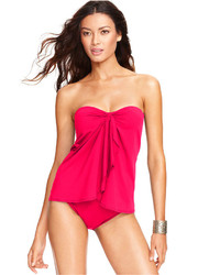 Lauren Ralph Lauren Flyaway Tummy Control One Piece Swimsuit, $123 | Macy's  | Lookastic