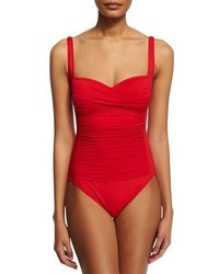 LaBlanca La Blanca Sweetheart Ruched One Piece Swimsuit Plus Size