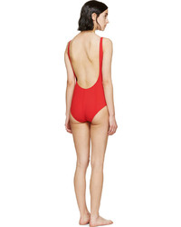 Lisa Marie Fernandez Red Jasmine One Piece Swimsuit