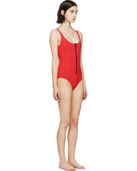 Lisa Marie Fernandez Red Jasmine One Piece Swimsuit