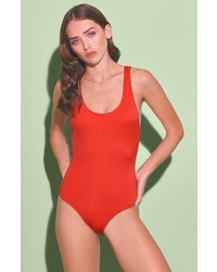 Solid Striped Anne Marie One Piece Swimsuit