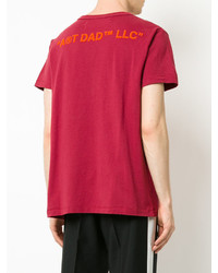 Off-White Art Dad Late Nights Early Mornings T Shirt
